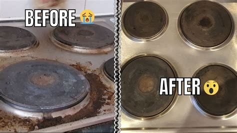 how to clean burner plates on electric stove